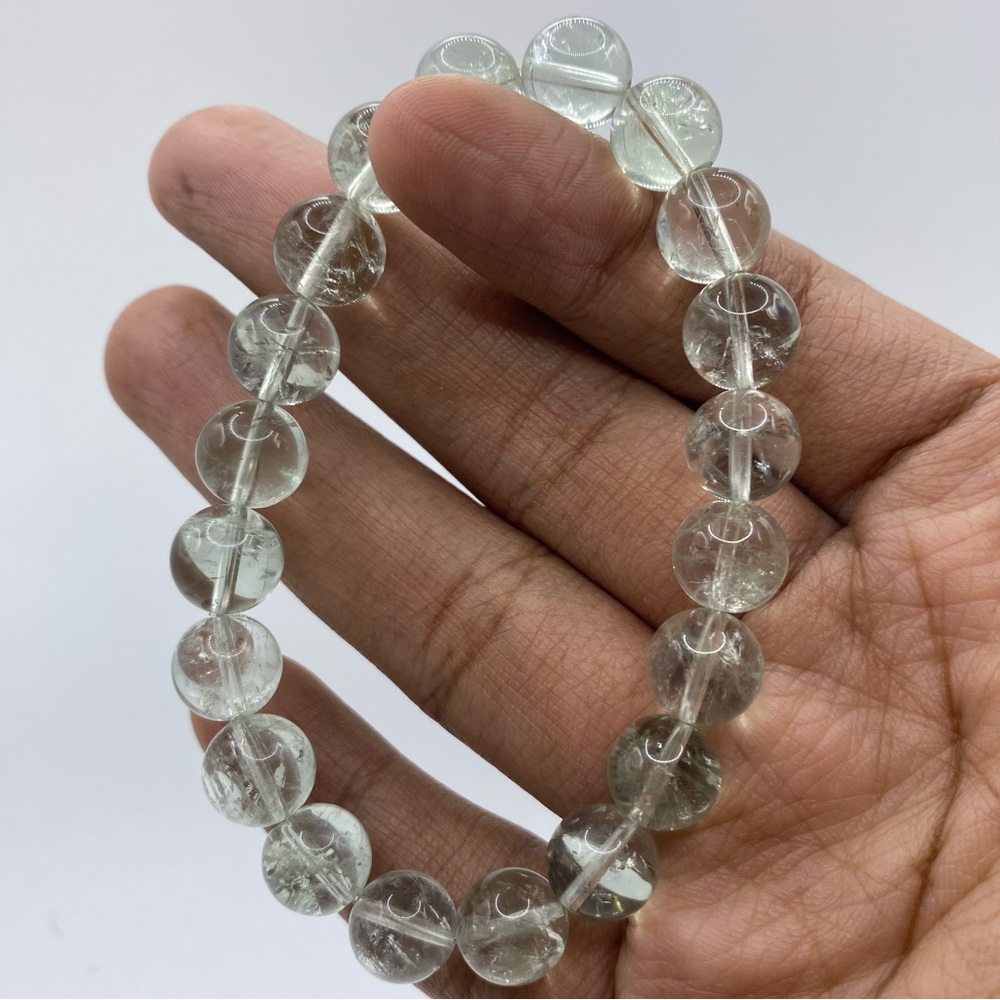 Prasiolite Crystal Bracelet 10mm